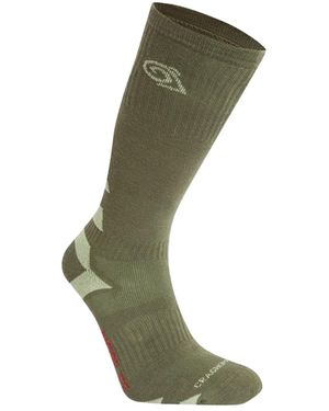 Craghoppers Adult Adventure Insect Repellent Boot Socks (Wild/Bud) - Green