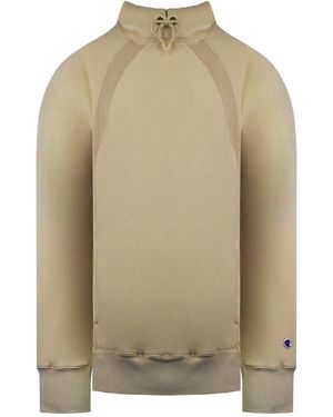 Champion Insert Reverse Weave Light Hoodie Cotton - Natural