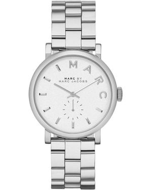 Marc Jacobs Mbm3242 Baker Zilver Horloge - Metallic