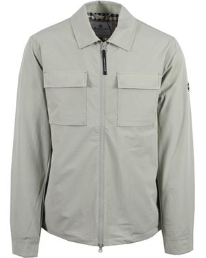 Aquascutum Shell Sp Overshirt Salvia - Grey