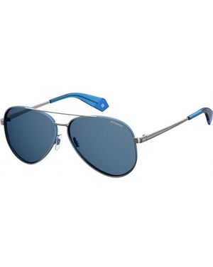 Polaroid 6069-S-X-V84-61 6069 61 S X V84 Sunglasses - Blue