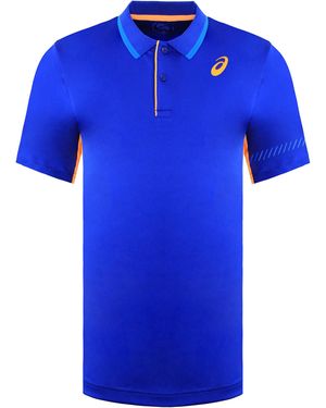 Asics Logo Padel Polo Shirt - Blue