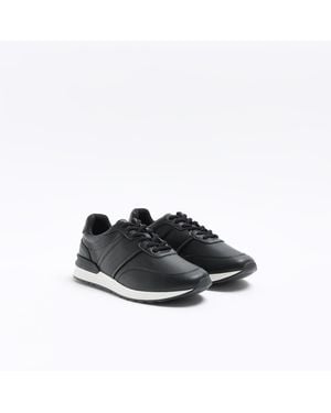 River Island Trainers Plain Clean Runner Pu - White