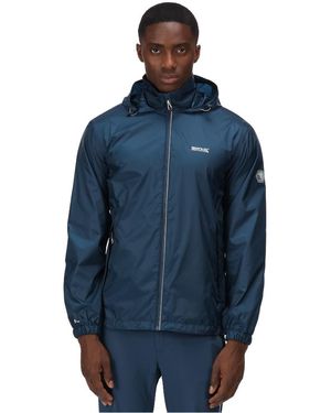 Regatta Lyle Iv Waterproof Breathable Packable Jacket Coat - Blue