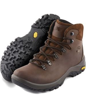 North Ridge Traverse Waterproof Walking & Hiking Mid Boots With Vibram Outsole - Brown