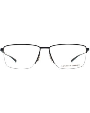 Porsche Design Rectangle Gunmetal & P8399 - Brown