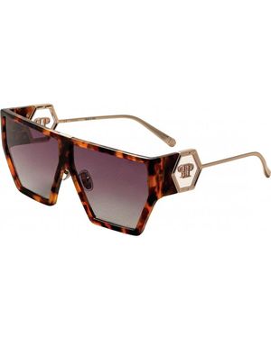 Philipp Plein Spp040M 65 0728 Sunglasses - Brown