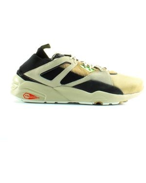 PUMA Bog Sock Camping Textile Lace Up Trainers 361904 02 - Green