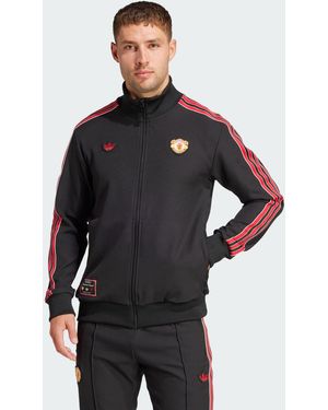 adidas Originals Manchester United Terrace Icons Track Top - Black