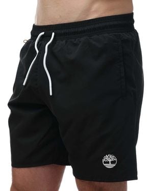 Timberland Sunapee Lake Solid Swim Shorts - Black