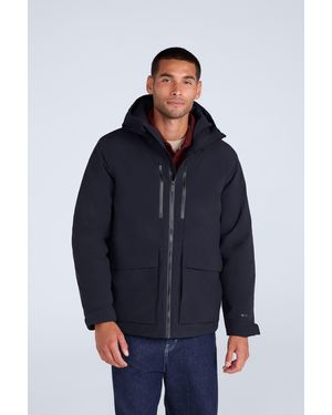Mountain Warehouse 'Hague' Padded Jacket With Front Pockets Warm Cosy Coat - Blue