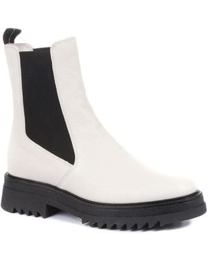 Jones Bootmaker Denno Chunky Chelsea Boots - White