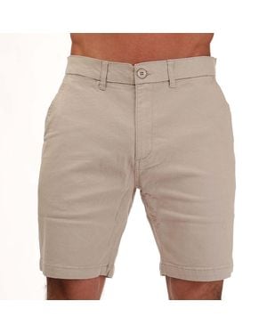 Weekend Offender Dillenger Cotton Twill Chino Shorts - Natural
