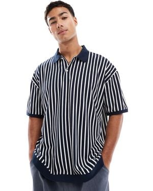 ASOS Oversized Polo - Blue