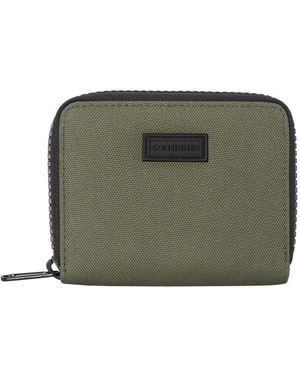 Consigned Selus Chunky Zip Round Wallet - Green