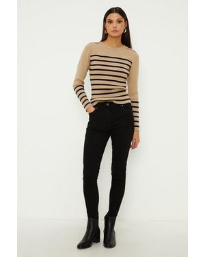 Oasis Jade Mid Rise Skinny Jeans - White