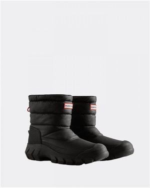 HUNTER Intrepid Korte Sneeuwlaarzen - Zwart