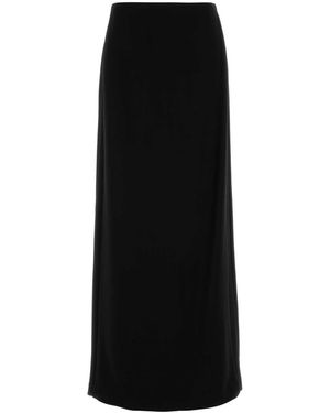 Fendi Zwarte Stretch Cady Rok