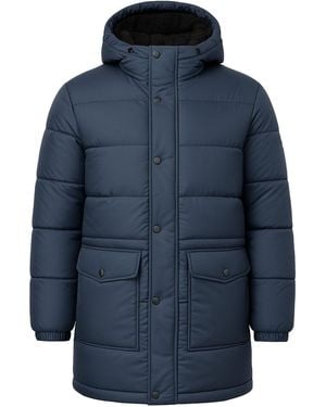 HUNTER Interpid Long Puffer Coat - Blue