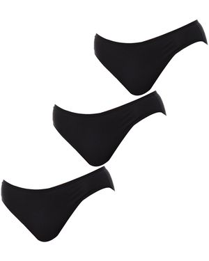 Kisses&Love Pack Of 3 Kl10000 Cotton Knickers - Black