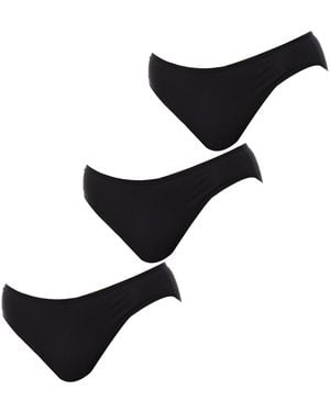 Kisses&Love Pack Of 3 Kl10000 Cotton Knickers - Black