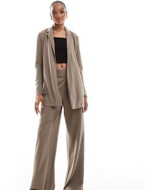 Jdy Tall Side Pocket Cargo Trousers Co-Ord - Natural