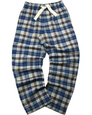 Mini Vanilla Cotton Lounge Pant Pyjama Trouser - Blue
