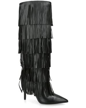 Steve Madden Leather Wanderlust Boots - Black