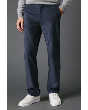 MAINE Premium Corduroy Chino Trouser - Blue