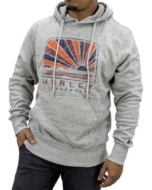 Hurley Fleece Hoodie Casual Pullover Hooded - Grey