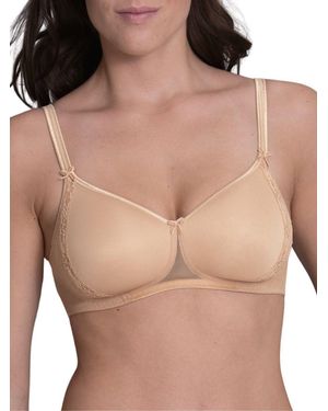 Rosa Faia Lace Rose Contour Soft Bra - Natural