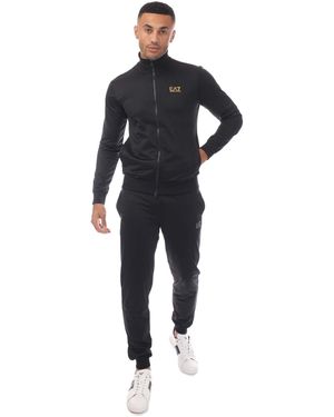 EA7 Emporio Armani Trainingspak Met Volledige Rits In Zwart