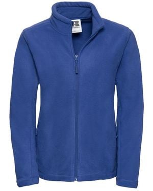 Russell Ladies Full Zip Outdoor Fleece Jacket (Bright Royal) - Blue
