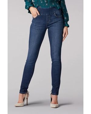 Lee Jeans Sculpted Pull-On Jeans - Blue