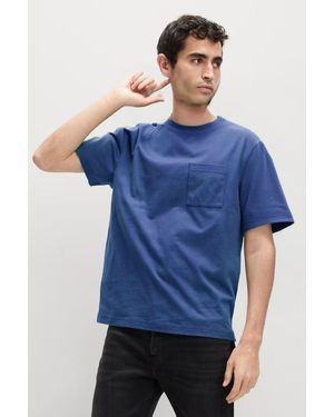 Secret Label Cotton Pocket T-Shirt - Blue