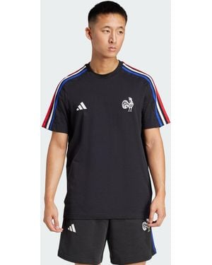 adidas France Essentials 3-Stripes Tee - Blue