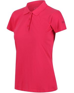 Regatta Collared Neck Short Sleeve Polo Shirt - Pink