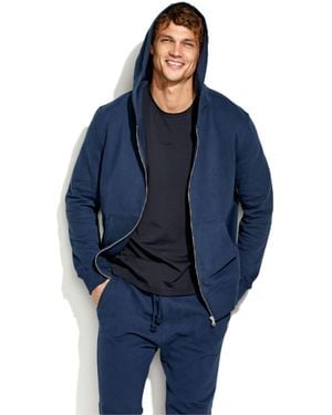 Panos Emporio Element Cotton Hoodie - Blue