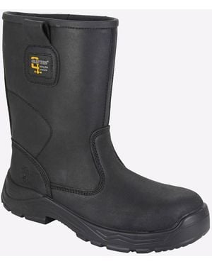 Grafters Miller Safety Rigger Boot Waterproof - Black