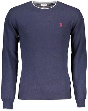 U.S. POLO ASSN. Blue Wool Jumper