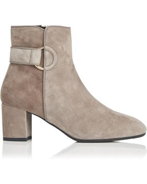 LK Bennett Abi Ankle Boots, Birch - Grey