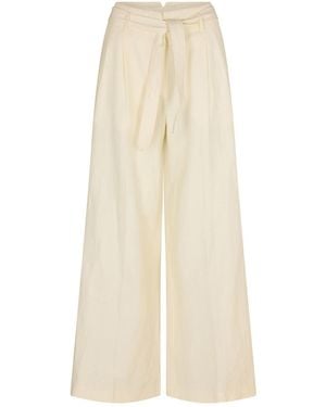 BOSS 10259718 01 Wide Leg Trousers - Natural