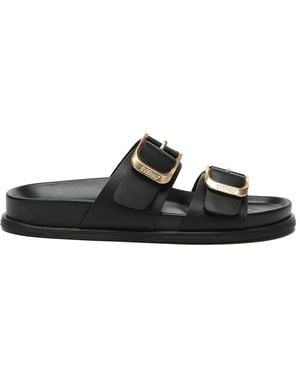 EverAu Australia Ever Au Mounish Slides With Sole - Black