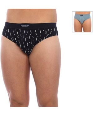 Abanderado Pack-2 Slips Sensitive Breathable Fabric A5379 - Black