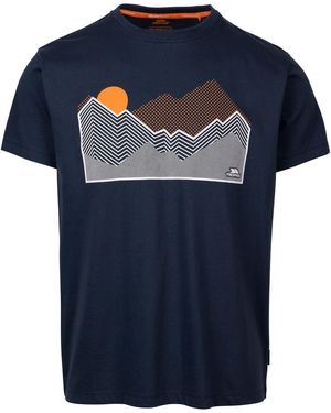 Trespass Lisab Printed T-Shirt - Blue