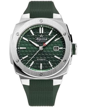 Alpina Alpiner Extreme Automatic Watch Al-525Gr4Ae6 Rubber - Green