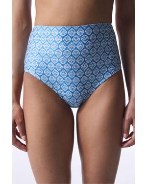 Penti Spring High Waist Bikini Bottom - Blue