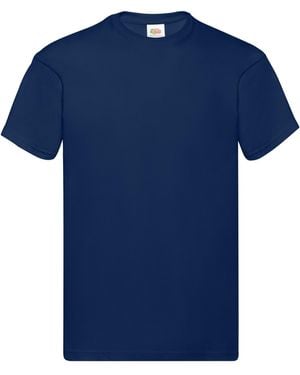 Fruit Of The Loom Original Heather T-Shirt - Blue