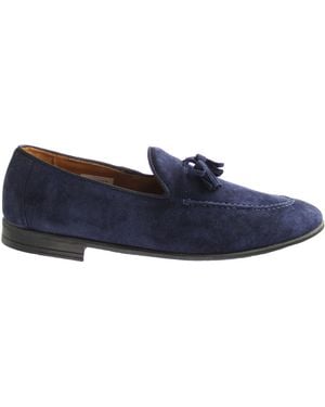Hackett Tassel Roll Shoes Leather - Blue
