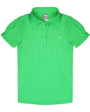 Nike Dri-Fit Short Sleeve Polo Shirt Tennis 327803 388 - Green
